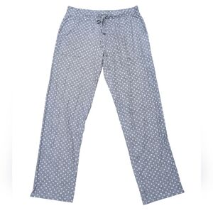 Lucky Brand Pajama Pants Gray Star Patterned Loungewear SO SOFT Size Small